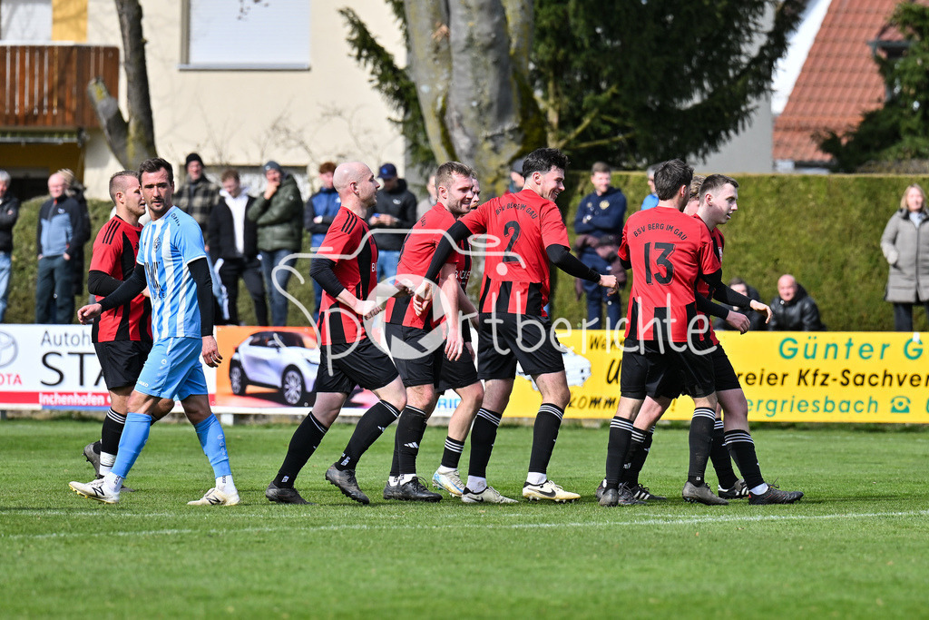 BC Aichach - BSV Berg im Gau | Jubel nach 0-1 BIG 15
