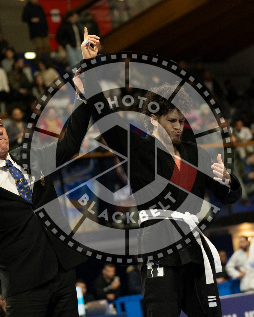20240119PBB0881 | Fighters compete during the IBJJF European Championship in Paris, France, on January 19, 2024.
