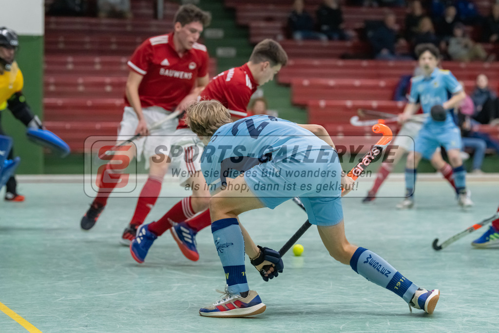 HK_20230305_106044 | Deutsche Meisterschaft MU16 1/2 Finale Rot-Weiss Köln - Zehlend. Wespen am 5.3.2023 RWK, Köln ,