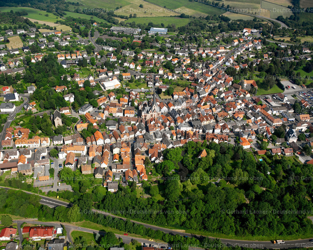 2615891 | SCHOTTEN 09.06.2006 Stadtansicht des Innenstadtbereiches  in Schotten im Bundesland Hessen, Deutschland // City view on down town  in Schotten in the state Hesse, Germany Foto: Gerhard Launer