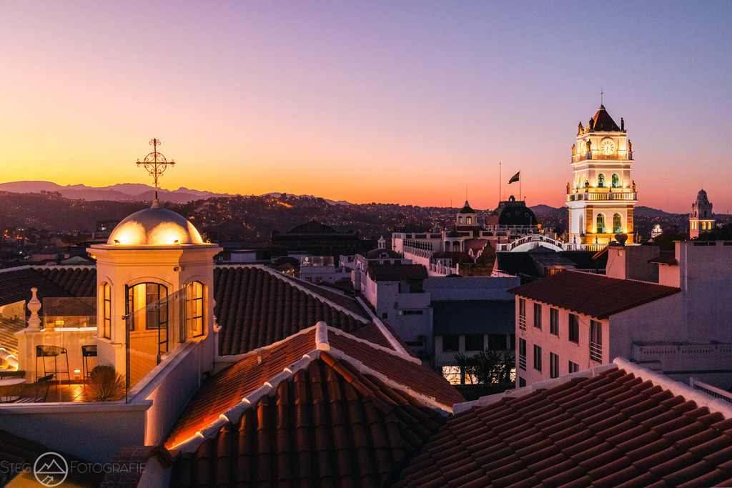 Dächer von Sucre | Format 3 zu 2 - Realisiert mit Pictrs.com