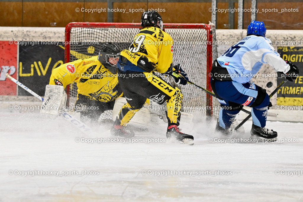 EC Spittal Hornets vs. ESC Steindorf 7.12.2022 | #1 Zauchner Rene, #29 Tschurnig Daniel, #46 Maurer Julian