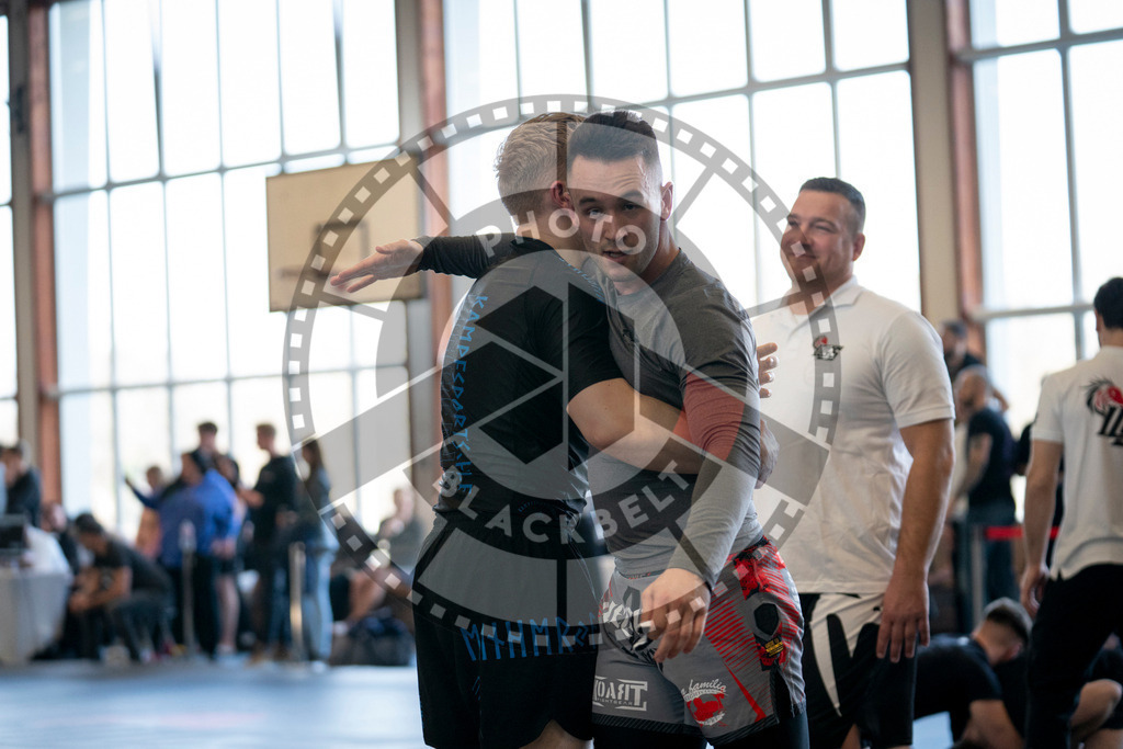 20240309PBB7172 | Fighters compete during the International Luta Livre (ILLCS) Spring Championship in Hannover, Germany, on March 9, 2024.