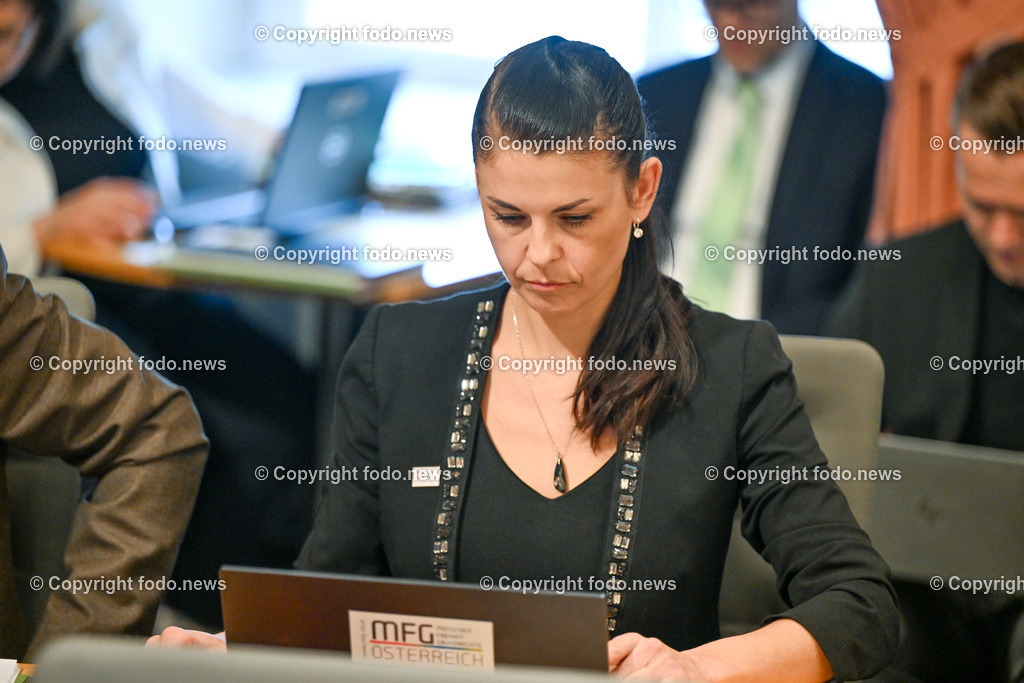 Landhaus Linz_ Promenade_ Landtagssitzung_ 07.03.2024-11 | 07.03.2024, Landhaus Linz AUT, Promenade, Landtagssitzung, im Bild Dagmar Haeusler (MFG, LAbg.)