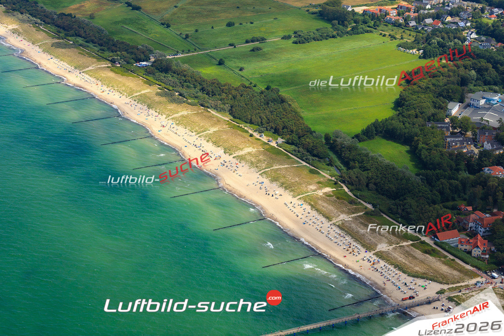 Die Luftaufnahme der Stadt Graal Müritz wurde vom UL-Flugzeug heraus erstellt ( keine Drohne )- hohe Auflösung für beste Qualität