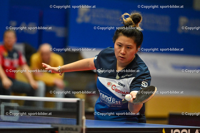 AUT, Tischtennis ETTU Womans Champions League Semi Final 2, Linz AG Froschberg (AUT) vs Etival Clairefontaine (FRA) | 29.01.2023, Sportpark Lissfeld, AUT, Tischtennis ETTU Womans Champions League Quarter Final 2, Linz AG Froschberg (AUT) vs Etival Clairefontaine (FRA), im Bild Shao Jieni (Etival Clairefontaine)


// ETTU, Tischtennis Womans Champions League Quarter Final 2 between Linz AG Froschberg (AUT) vs Etival Clairefontaine (FRA) in Linz, Austria on 2023/01/29