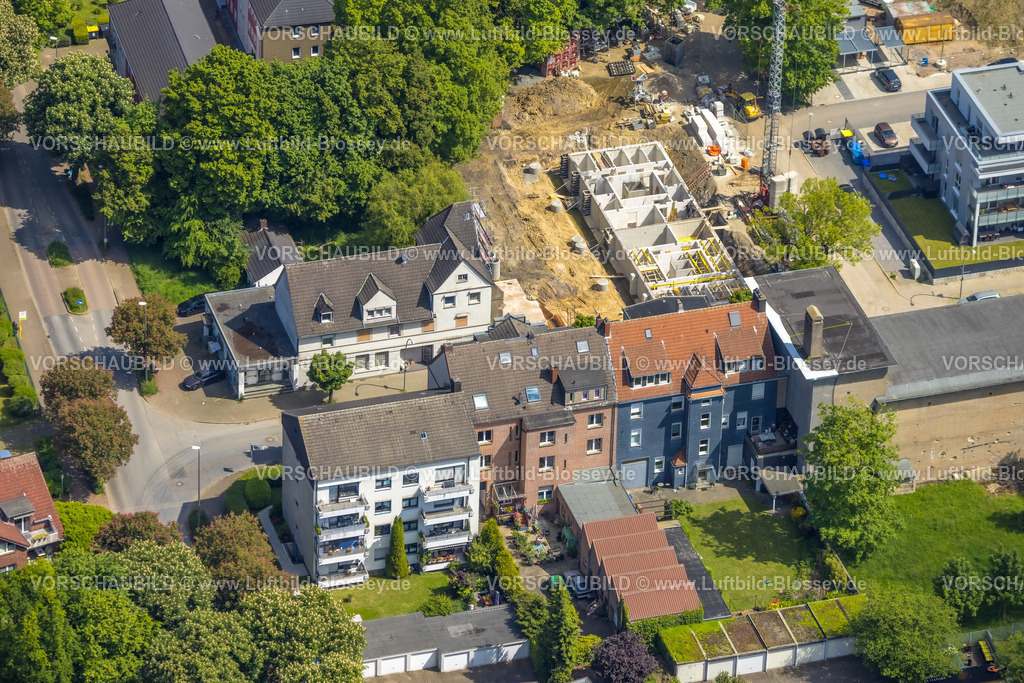 Gladbeck230510547 | Luftbild, Wohnhäuser Siedlung an der Baustelle Schlägel und Eisen, Zweckel, Gladbeck, Ruhrgebiet, Nordrhein-Westfalen, Deutschland