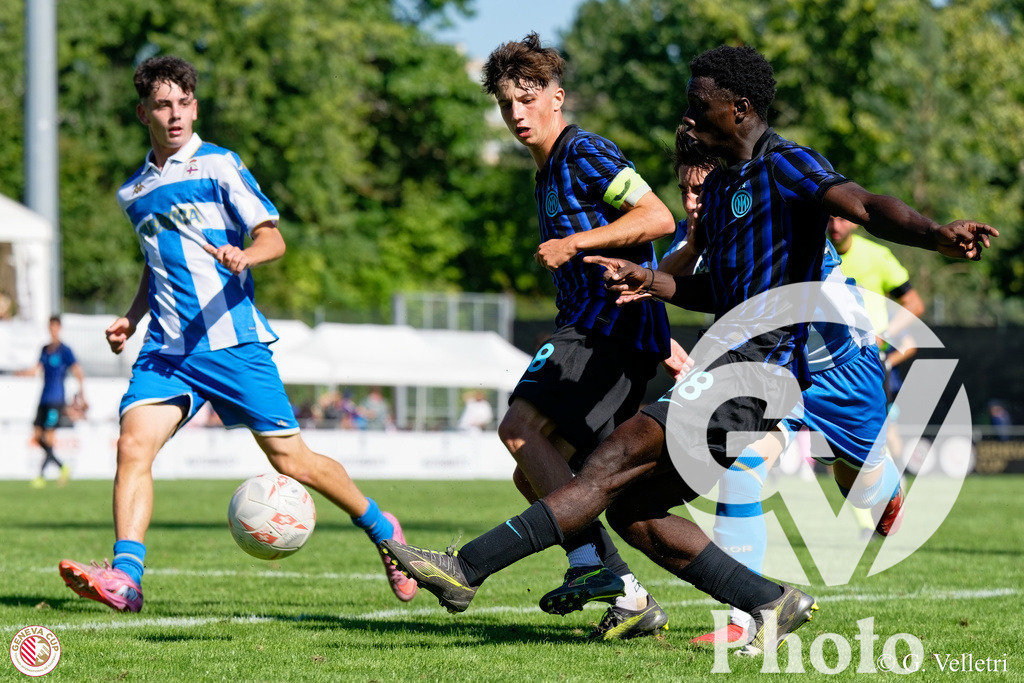 GenevaCup 3-4 - RC Deportivo v FC Inter Milan | during the GenevaCup 3-4 match between RC Deportivo and FC Inter Milan at Stade des Arberes in Meyrin, Switzerland