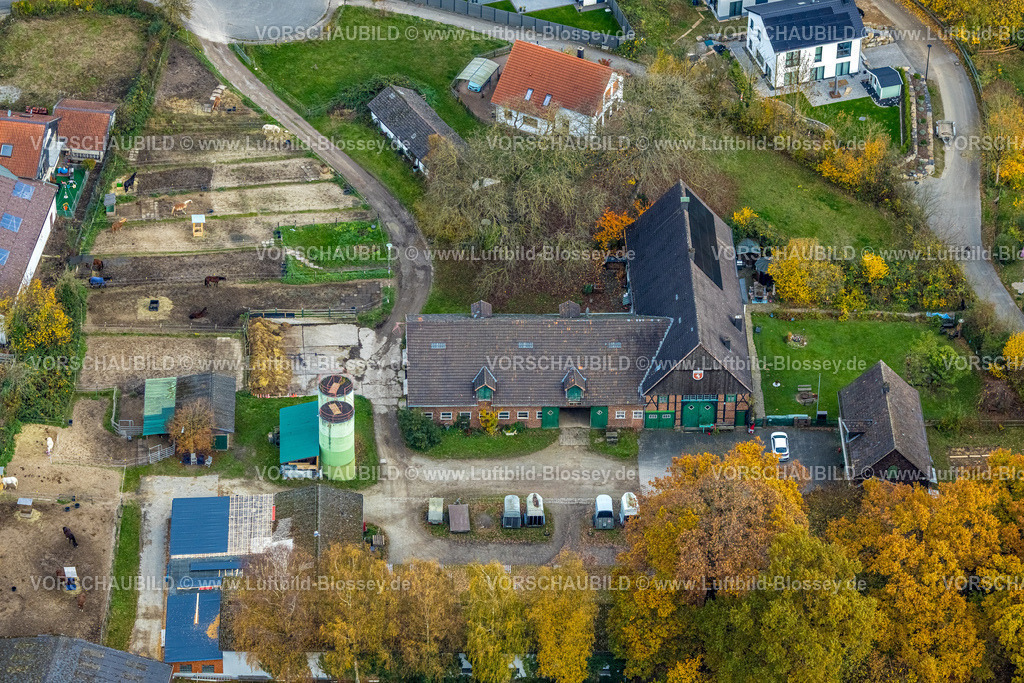 Hagen251101480 | Luftbild, Westernstall Schultenhof Erlebnisbauernhof, Lennetal, Hagen, Ruhrgebiet, Nordrhein-Westfalen, Deutschland