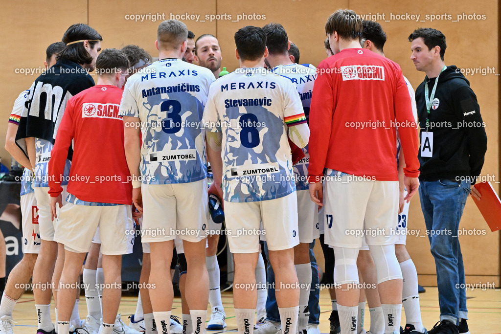 SC Ferlach vs. ALPLA HC Hard 2.3.2024 | HC Hard Mannschaft, SC Ferlach vs. ALPLA HC Hard 2.3.2024, SC Ferlach vs. ALPLA HC Hard am 02.03.2024 in Ferlach (Ballspielhalle Ferlach), Austria, (Photo by Bernd Stefan)