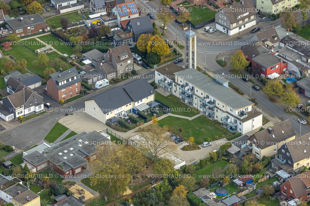 Hamm221012236 | Luftbild, Seniorenwohnungen auf dem Gelände der ehem. St.-Paulus-Kirche und AbbÃƒÆ’Ã†â€™Ãƒâ€ Ã¢â‚¬â„¢ÃƒÆ’Ã¢â‚¬Å¡Ãƒâ€šÃ‚Â©-Stock-Haus, Kita St. Paulus, Pelkum, Hamm, Ruhrgebiet, Nordrhein-Westfalen, Deutschland