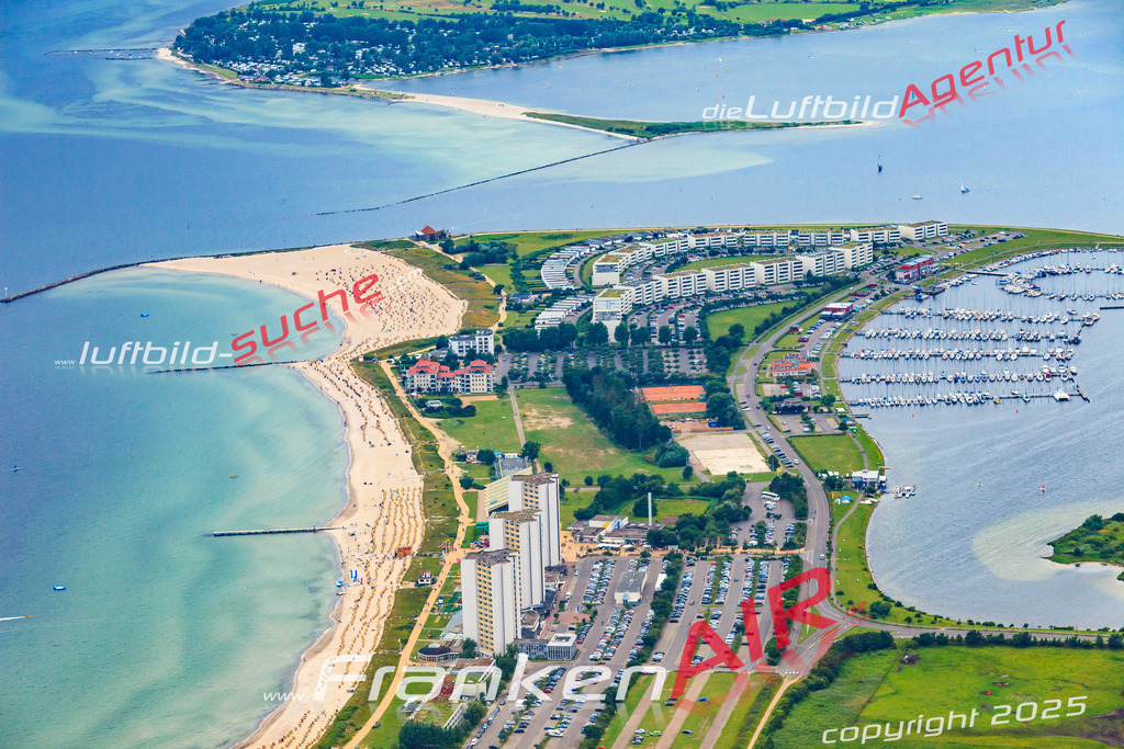 Luftbild von  Fehmarn - Luftaufnahme wurde 2016 von https://frankenair.de mittels Flugzeug (keine Drohne) erstellt - die Geschenkidee