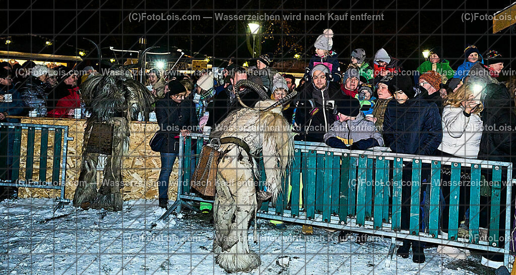 ALP9701_Wieselburger ADVENT_Wintersonnenwende_Perchtenlauf | (C)FotoLois.com, Alois Spandl, Wieselburger Advent, Wintersonnenwendfeier mit Umzug durch die Stadt, Sonnenwendfeuer und Perchtenlauf mit Show im Schlosspark, Mitwirkung der Partnergemeinde EINBECK, Sa 17. Dezmber 2022.