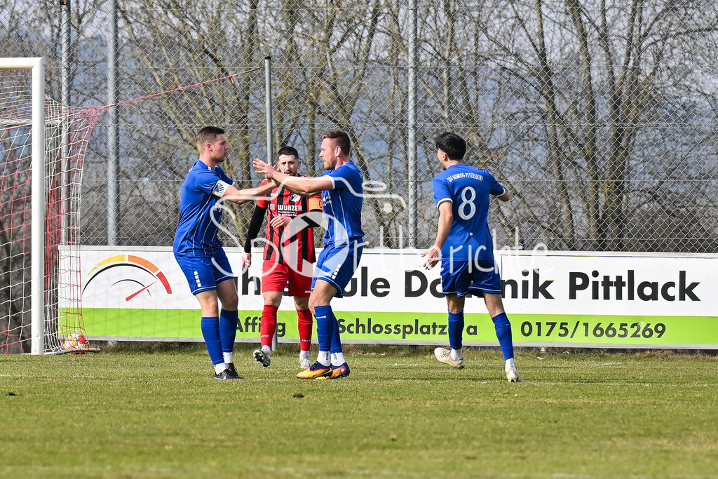 FC Affing - SSV Almoos-Petersdorf | Jubel nach Treffer zum 0-1