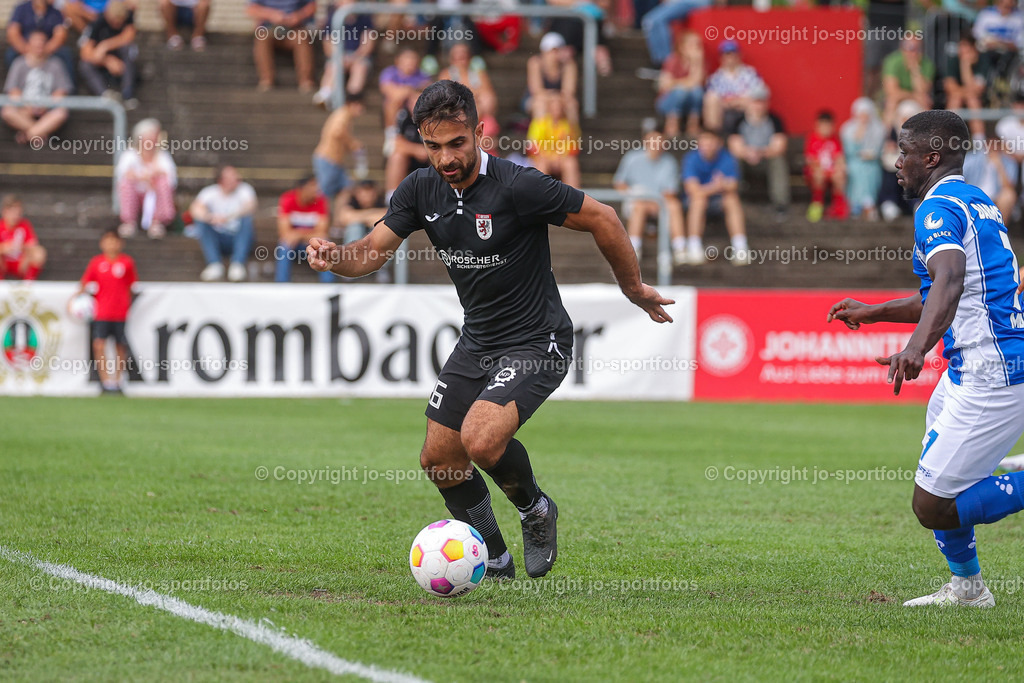 Giessen_Darmstadt (151) | 16.07.2023; Testspiel; Waldstadion Gießen; FC Gießen - SV Darmstadt 98; Ergebnis: 2:0 (0:0)