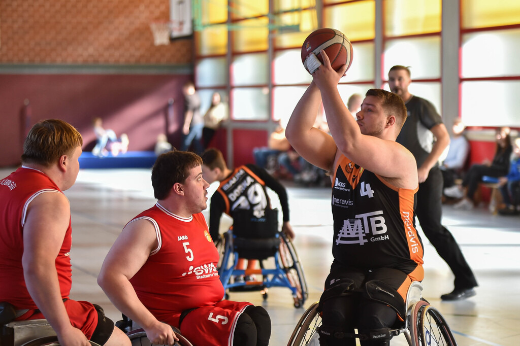 2024-10-26-0511 | RSKV Tuebingen vs. Hannover United 2, Rollstuhlbasketball, 2. Bundesliga Sued, 3. Spieltag, Saison 2024/2025, 26.10.2024, Foto: Ralph Kunze - Realisiert mit Pictrs.com
