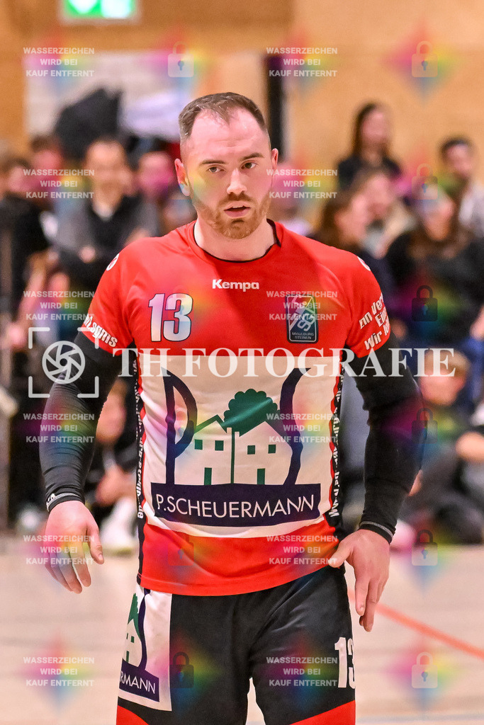 GER, SG Maulburg/Steinen - HSG Dreiland, Handball, Landesliga Suedbaden, 4. Spieltag, Saison 2024/2025, 12.10.2024 | Andre Leuchtmann (SG Maulburg/Steinen, #13)GER, SG Maulburg/Steinen - HSG Dreiland, Handball, Landesliga Suedbaden, 4. Spieltag, Saison 2024/2025, 12.10.2024Foto: TH Fotografie/Thomas Hess