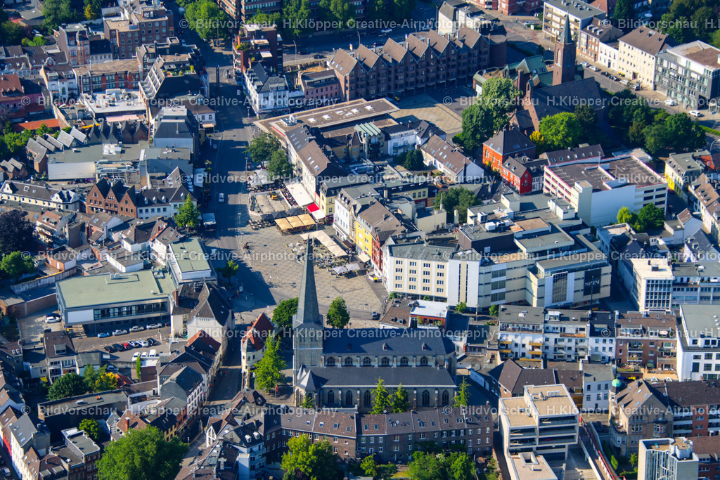 Alter Markt Mönchengladbach Creative Airphotography-3121 | Luftbild Alter Markt Mönchengladbach - Realisiert mit Pictrs.com