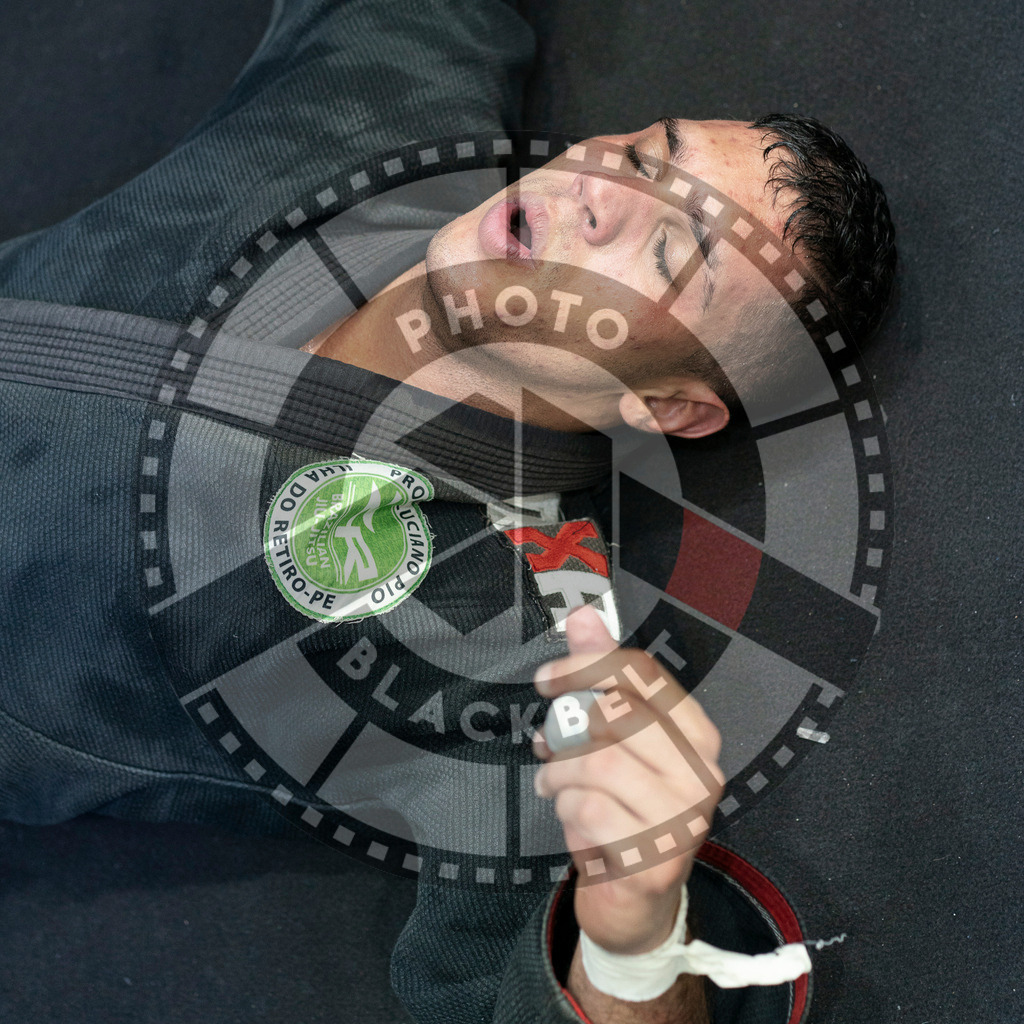 20240122PBB5795 | Fighters compete during the second day of the IBJJF European Championship in Paris, France, on January 22, 2024.