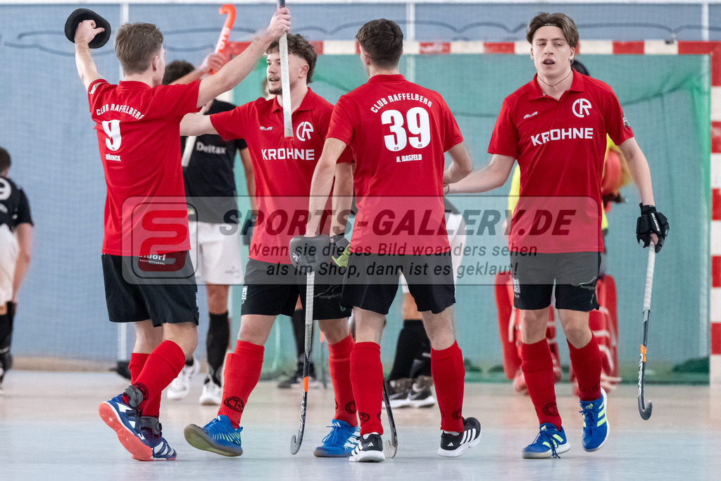 HK_20250202_102277 | 2. Bundesliga Halle Herren Club Raffelberg - Schwarz Weiss Köln am 2.2.2025 Halle am Raffelberg, Duisburg ,
