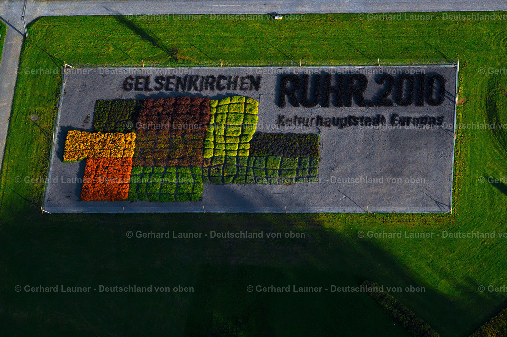 2996249 | Symbol für Ruhr 2010, Kulturhauptstadt Europas im Nordsternpark, Gelsenkirchen