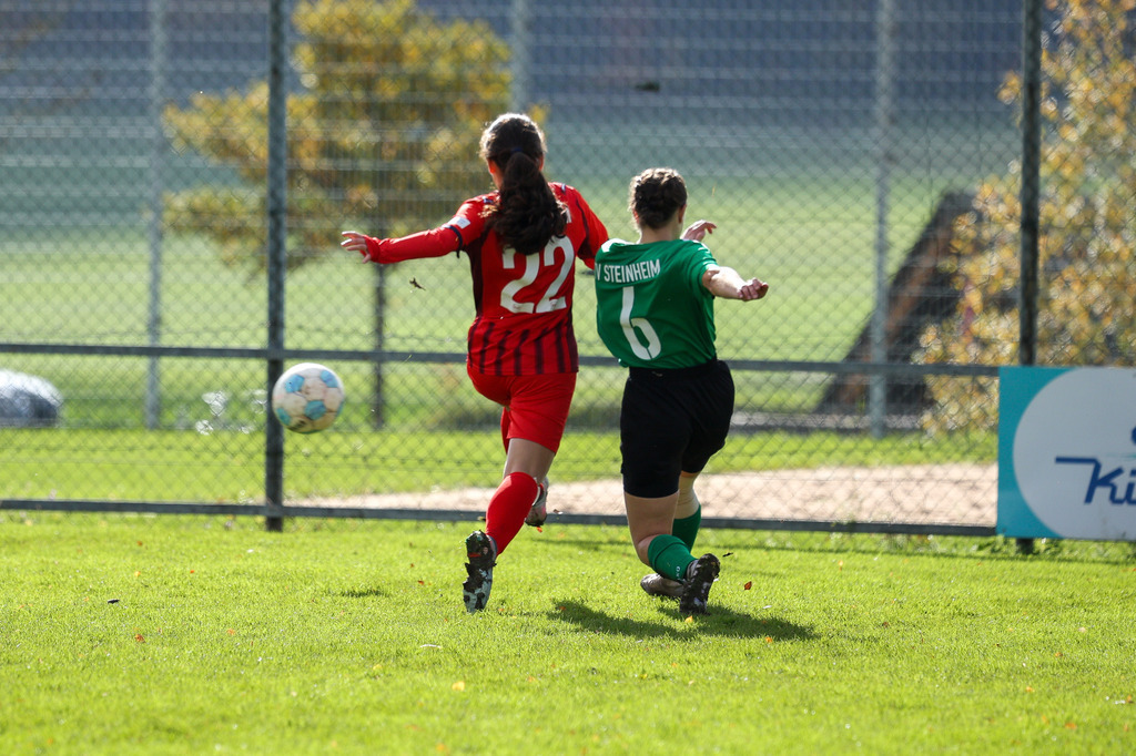 TVSFCH_251026_1464 | TV Steinheim vs. 1.FC Heidenheim 1846 II, Fußball, Frauen, Bezirksliga, 2025/2026, 7. Spieltag, 27.09.2025 in Steinheim (Foto: Michael Bulling) - Realisiert mit Pictrs.com