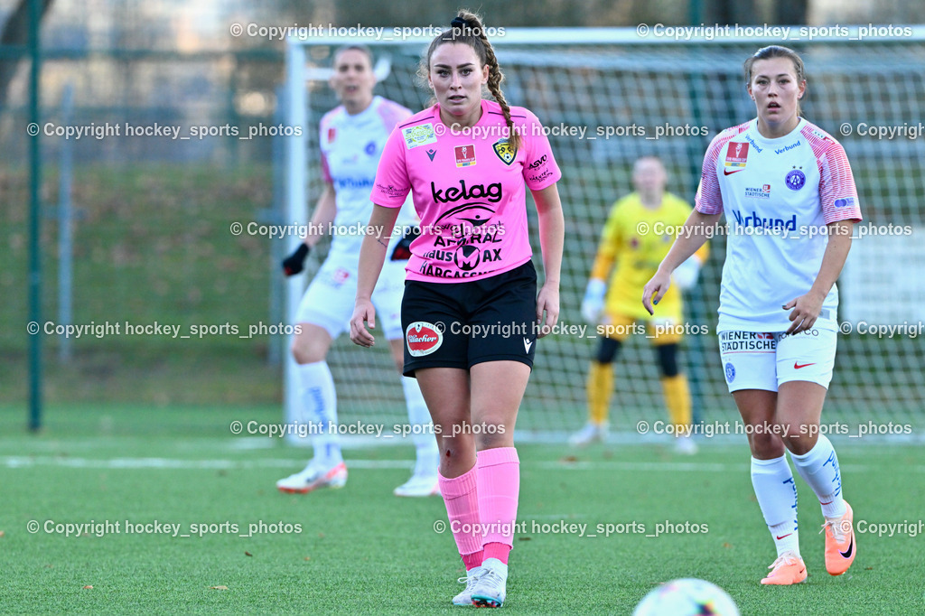 Liwodruck Carinthians Hornets vs. FK Austria Wien Frauen 19.11.2023 | #10 Elisa Ciccarelli, #20 Dominique Bruinenberg
