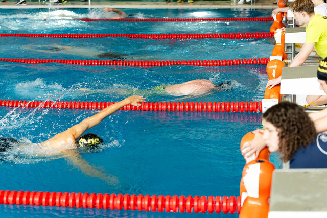 DLRG, Wettkampf, Rettungssport, Landesverbandsmeisterschaften 2026 13.06.2026 | Bedburg, Deutschland - June, 13: [bX] aus dem Verein DLRG [ogX] im Lauf Nr.  der Landesverbandsmeisterschaften 2026 im MonteMare Bedburg. In dem Lauf Nr.  traten die Teilnehmenden in der Disziplin Siegerehrung Jugend gegeneinander an. (Foto: Benedikt Lang (DLRG) - Realisiert mit Pictrs.com