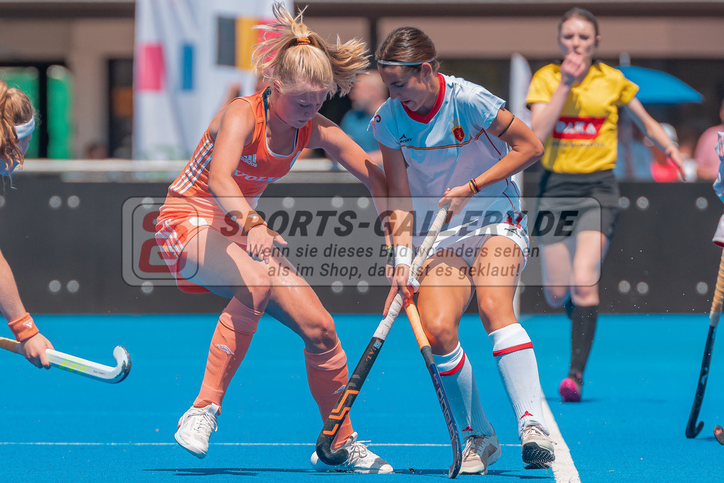 HK_20230711_101084 | Euro Hockey WU18 Spain vs Netherlands Championship Girls & Boys am 11.7.2023 CHTC , Krefeld ,