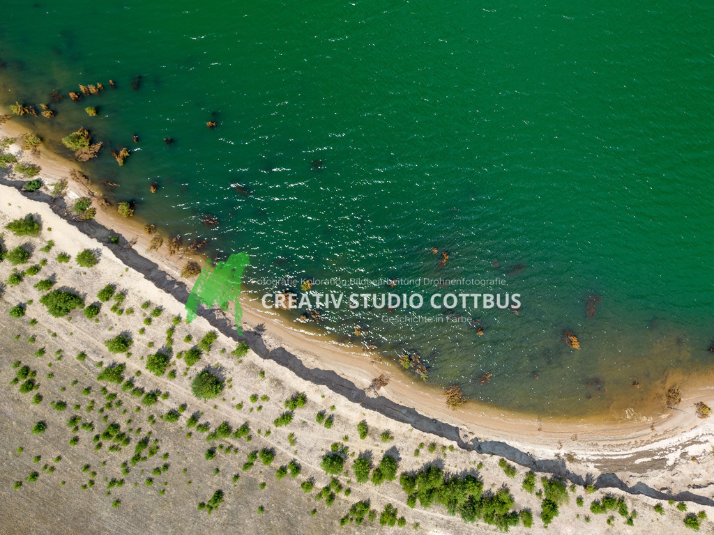 Cottbuser Ostsee | Blick von oben auf den zukünfigen Cottbuser Ostsee. - Realisiert mit Pictrs.com