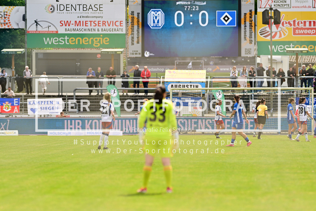 Fußball I Frauen I Saison 2024-2025 I 2. Bundesliga I 26. Spieltag I SV Meppen - Hamburger SV I 024329 | Der Sportfotograf. - Realized with Pictrs.com