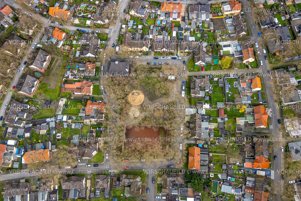 Duisburg230301506Nord | Luftbild, Denkmalsiedlung Bergmannsplatz, Neumühl, Duisburg, Ruhrgebiet, Nordrhein-Westfalen, Deutschland