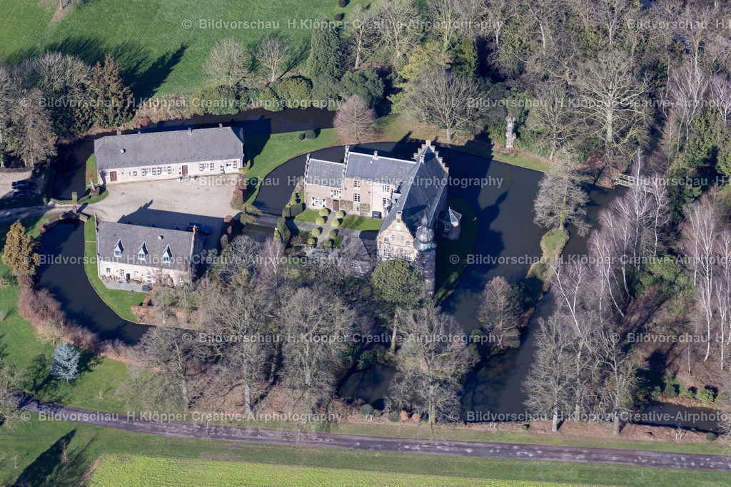 Luftbilder Straelen 47638 Rittergut Haus Coull-1671 | Aerial view Straelen , town at the Lower Rhine , manor Haus Coull - Realisiert mit Pictrs.com