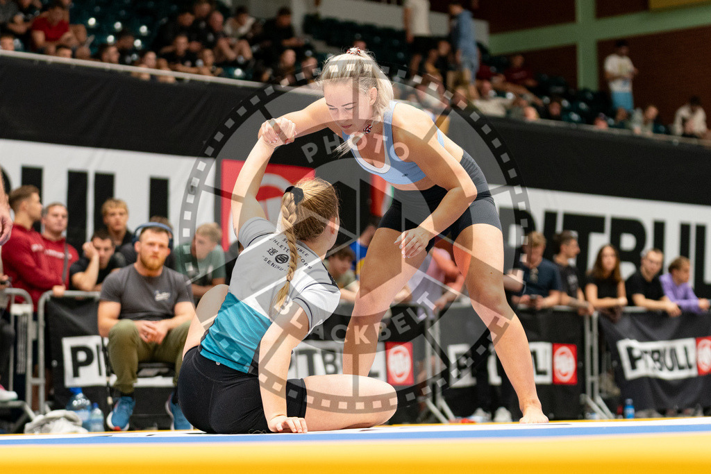 20230916PBB5016 | Fighters compete during the grappling tournement ADCC Trials (European, Middle East and African Championship) in Warsaw, Poland, on September 16, 2023.