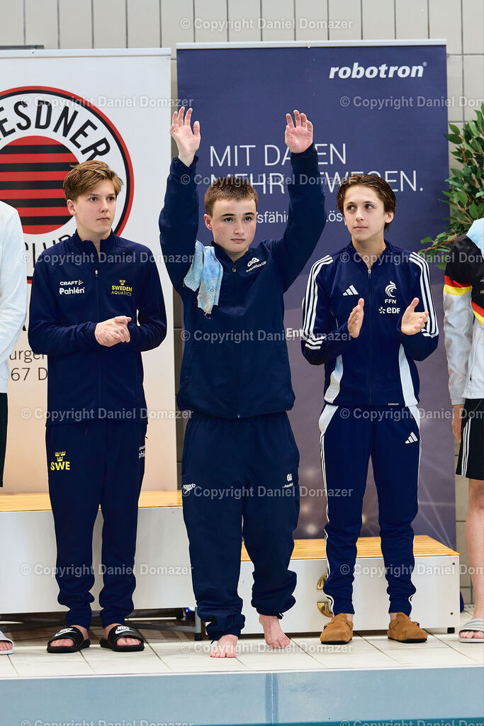 International Youth Diving Meet 2026 | Day 3 of 5 | International Youth Diving Meet 2026| Day 3 of 5 | 24.04.2026 | Youth diving competition featuring 1m and 3m springboard and platform at the Schwimmsportkomplex Freiberger Platz in Dresden.@ Domazer Photography - Realisiert mit Pictrs.com