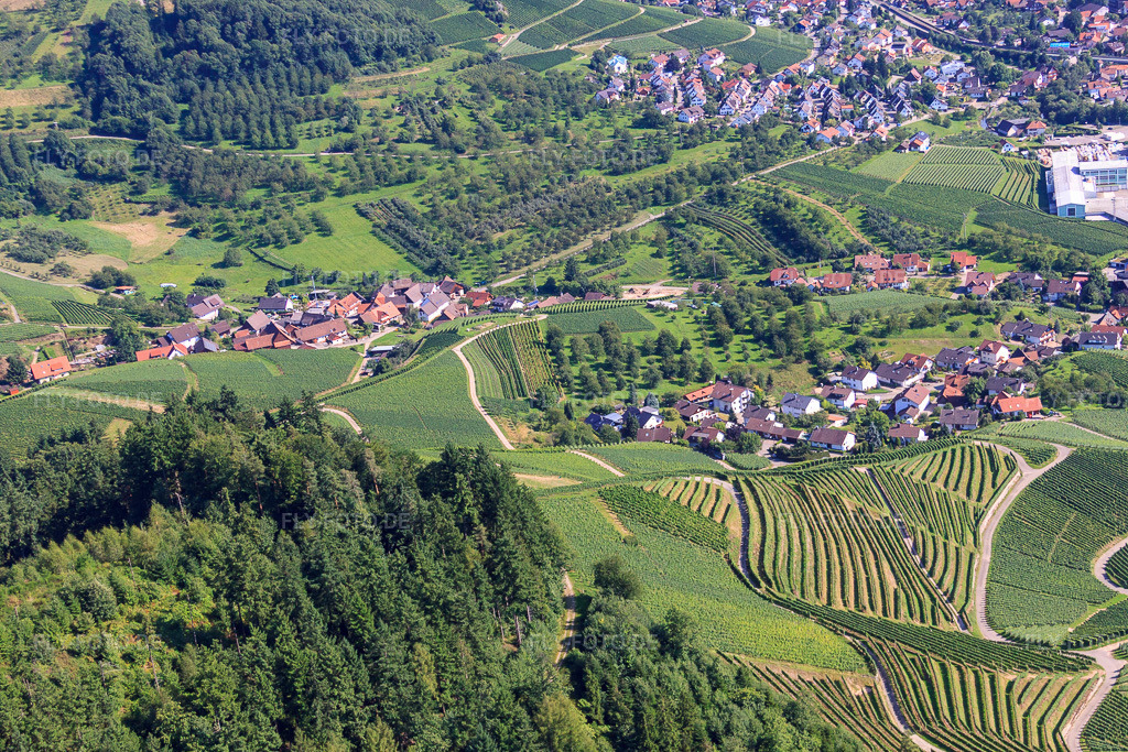 Luftbild: Steinebach in Kappelrodeck im Bundesland Baden-Württemberg in Deutschland. Foto: IMG_31501.jpg vom 09.08.2010 durch Werner Riehm/FLY-FOTO.de