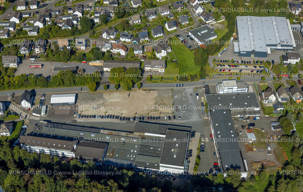 Lennestadt230909945Saalhausen | Luftbild, TRACTO Stahlbau GmbH Gelände, Saalhausen, Lennestadt, Sauerland, Nordrhein-Westfalen, Deutschland