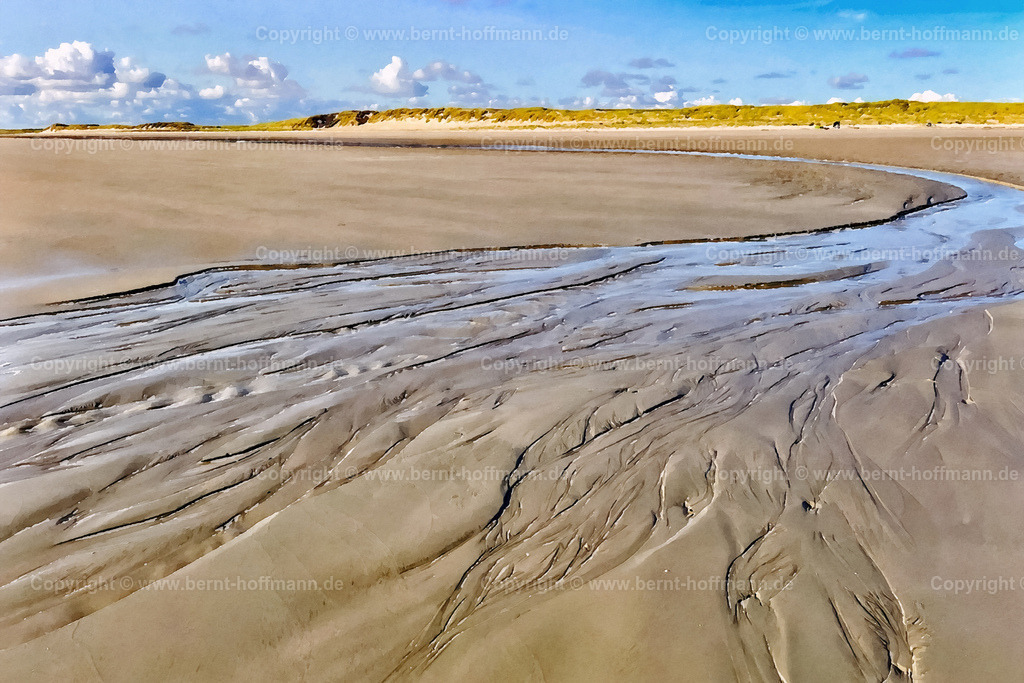 PDM2_6722_DK_Roem_Soenderstrand_180x120 | DIGITALKUNST. Ebbe – Ablaufendes Meerwasser. __ Nachmittags am Südstrand ( Sönderstrand ) der dänischen Nordsee -Insel Roem. __ Seitenverhältnis = 3 zu 2 - Realisiert mit Pictrs.com