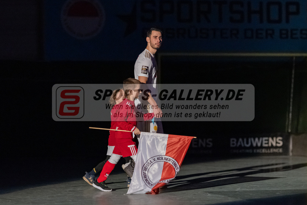 HK_20230128_103552 | 1. Bundesliga 1/4 Finale ( Herren ) Rot-Weiss Köln - Club an der Alster am 28.1.2023 Rot-Weiss Köln  , Köln , Elian Mazkour ( Rot-Weiss Köln #26 )