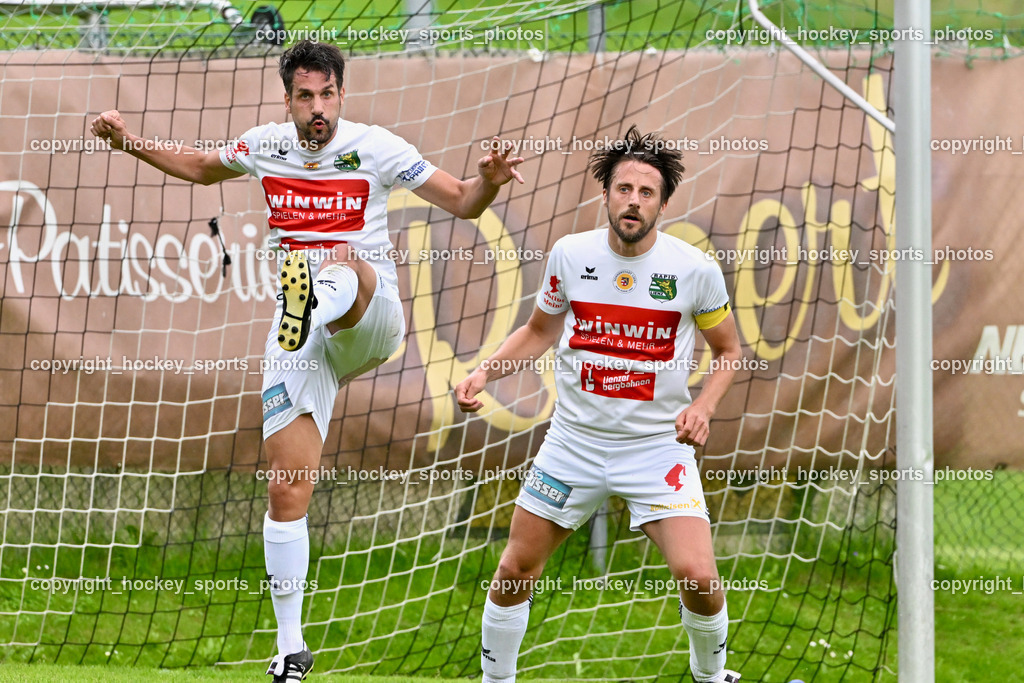 FC ASKÖ Gmünd vs. Rapid Lienz  | #2 Patrick Eder Rapid Lienz, #5 Manuel Eder Rapid Lienz, FC ASKÖ Gmünd vs. Rapid Lienz , FC ASKÖ Gmünd vs. Rapid Lienz  am 02.06.2024 in Gmünd (Sportplatz Gmünd), Austria, (Photo by Bernd Stefan)