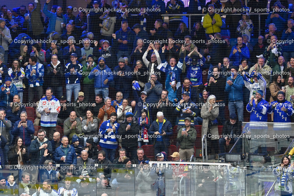 EC IDM WÄRMEPUMPEN VSV vs. EC KAC | EC VSV Fans, EC IDM WÄRMEPUMPEN VSV vs. EC KAC, EC IDM WÄRMEPUMPEN VSV vs. EC KAC am 02.02.2025 in Villach (Stadthalle Villach), Austria, (Photo by Bernd Stefan)