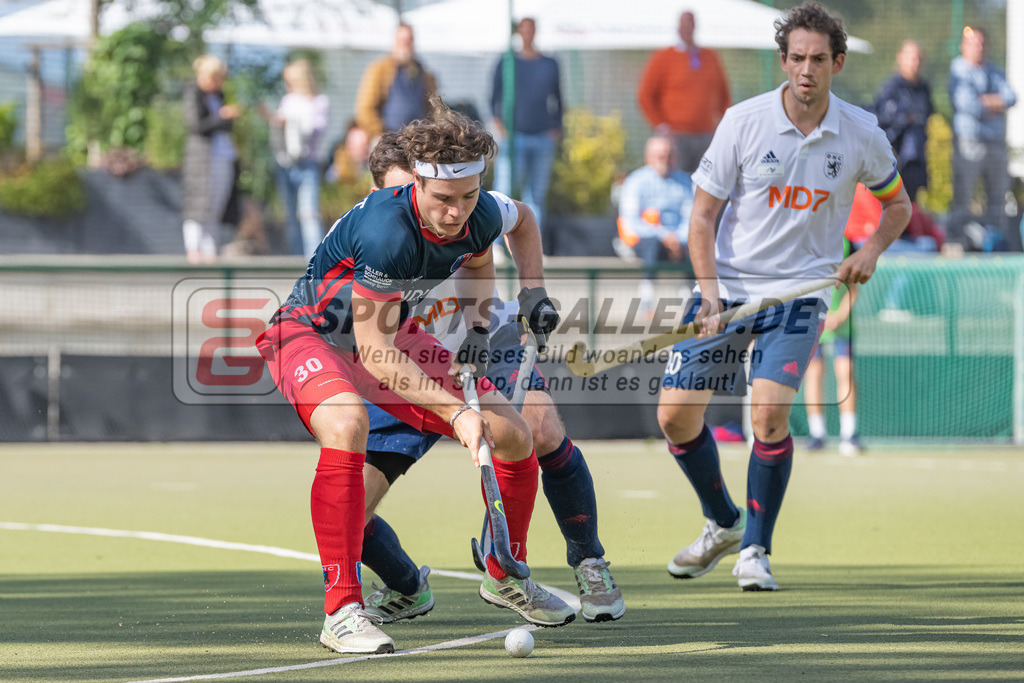 HK_20220925_100239 | 1. Bundesliga Herren Düsseldorfer HC - Berliner HC  am 25.9.2022 DHC Düsseldorf, Düsseldorf , Leon Schmidt ( Berliner HC 30 )