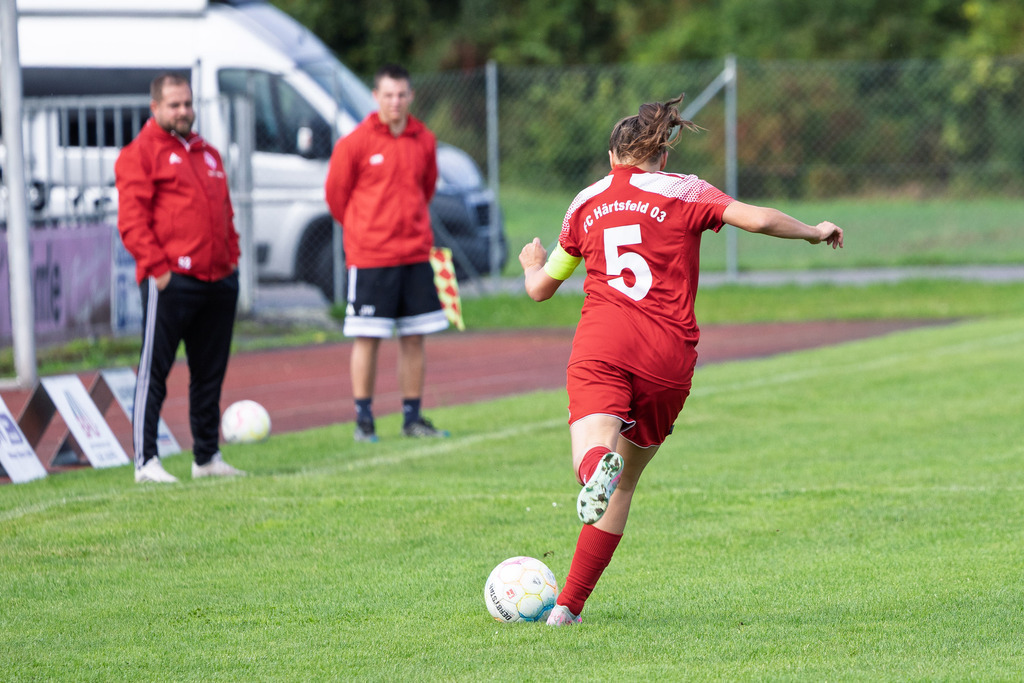HÄRFCH_250914_7472 | FC Härtsfeld 03 vs. 1.FC Heidenheim 1846 II, Fußball, Frauen, Bezirksliga, 2025/2026, 1. Spieltag, 14.09.2025 in Dischingen(Foto: Michael Bulling) - Realisiert mit Pictrs.com