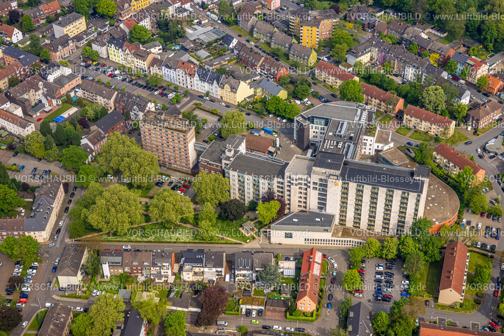 Herne240500531 | Luftbild, St. Anna Hospital Medizinische Klinik, Wohngebiet, Wanne, Herne, Ruhrgebiet, Nordrhein-Westfalen, Deutschland