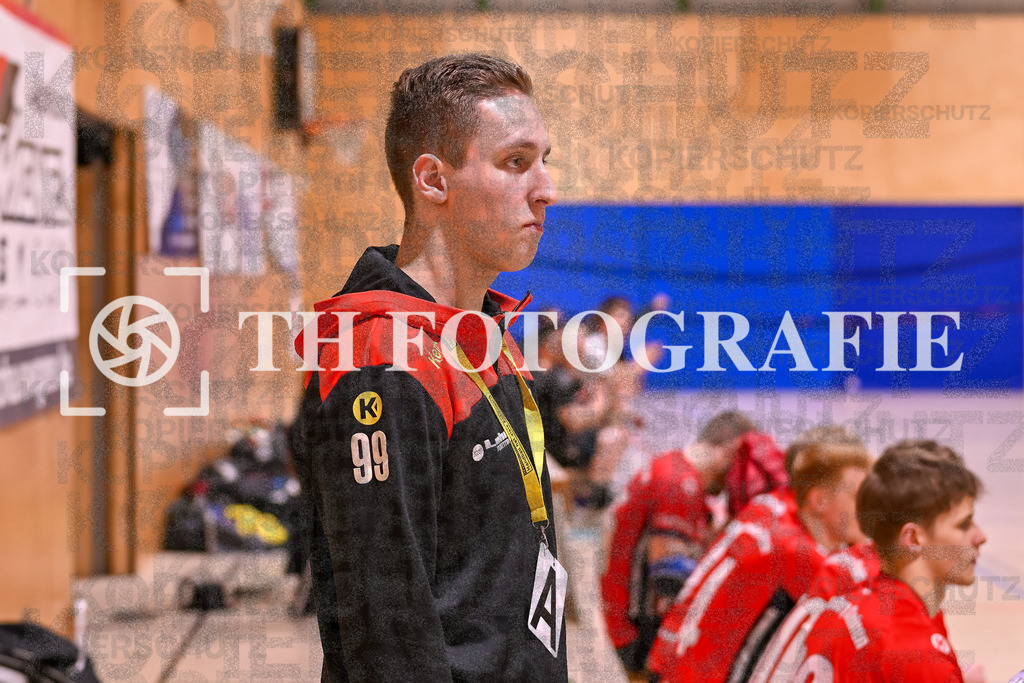 GER, SG Maulburg/Steinen - TV St. Georgen, Handball, Landesliga, 16. Spieltag, Saison 2023/2024, 17.02.2024 | Tobias Leonhardt (SG Maulburg/Steinen, #99)

GER, SG Maulburg/Steinen - TV St. Georgen, Handball, Landesliga, 16. Spieltag, Saison 2023/2024, 17.02.2024

Foto: TH Fotografie/Thomas Hess