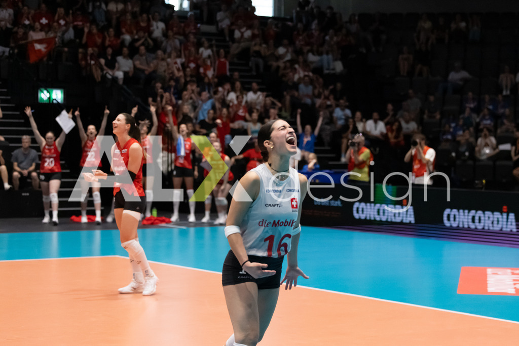Austria v Switzerland - CEV European League Women | KRIENS, SWITZERLAND - JUNE 14: FABIANA MOTTIS of Switzerland during the CEV European League match between Austria and Switzerland at Pilatus Arena on June 14, 2026 in Kriens, Switzerland. - Realisiert mit Pictrs.com
