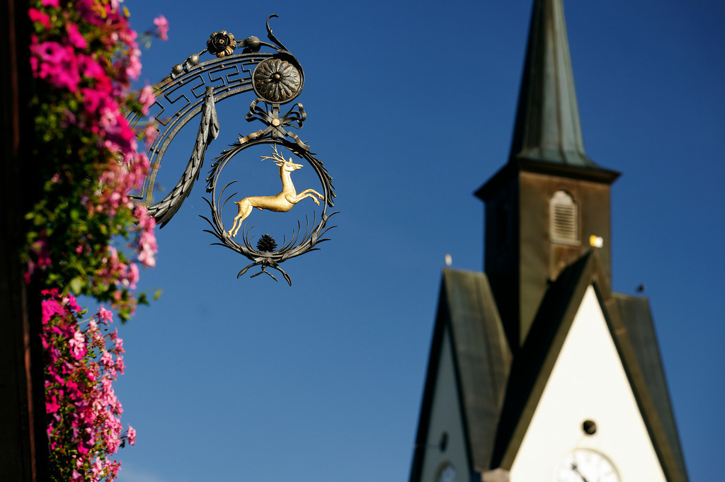 Gasthaus Hirschen | Schwarzenberg, Austria - September 21, 2010: Gasthaus Hirschen. - Realisiert mit Pictrs.com