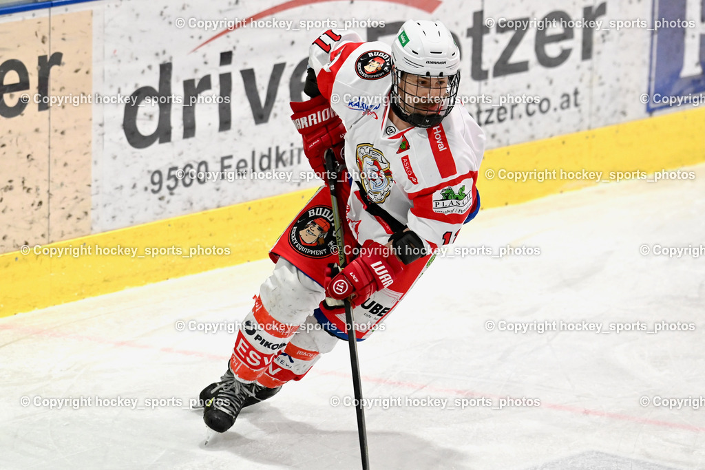 ESC Sparkasse Steindorf vs. ESV Ferlach | #11 Toff Nico ESV Ferlach, ESC Sparkasse Steindorf vs. ESV Ferlach, ESC Sparkasse Steindorf vs. ESV Ferlach am 22.02.2026 in Steindorf  (Ossiachersee Halle ), Austria, (Photo by Bernd Stefan)
