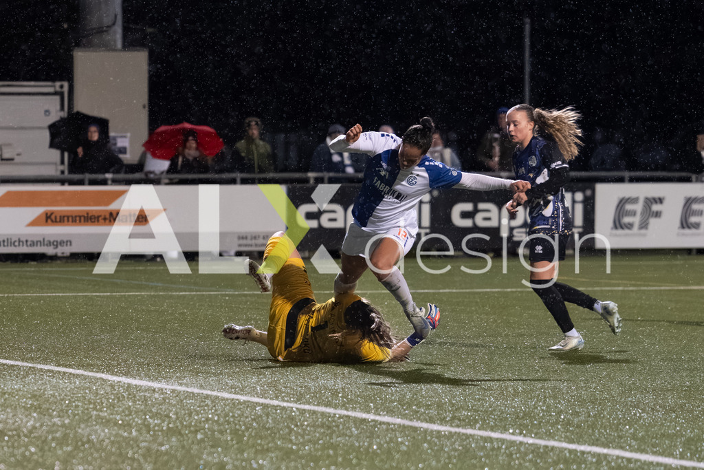 Fußball I Frauen I Saison 2025-2026 I AXA Women's Super League | Women I 14. Spieltag I Grasshoppers Club Zürich - FC Luzern I 14.02.2026 | 1 Lea Kramoviku (CH) (FC Luzern) – Tor - Realisiert mit Pictrs.com