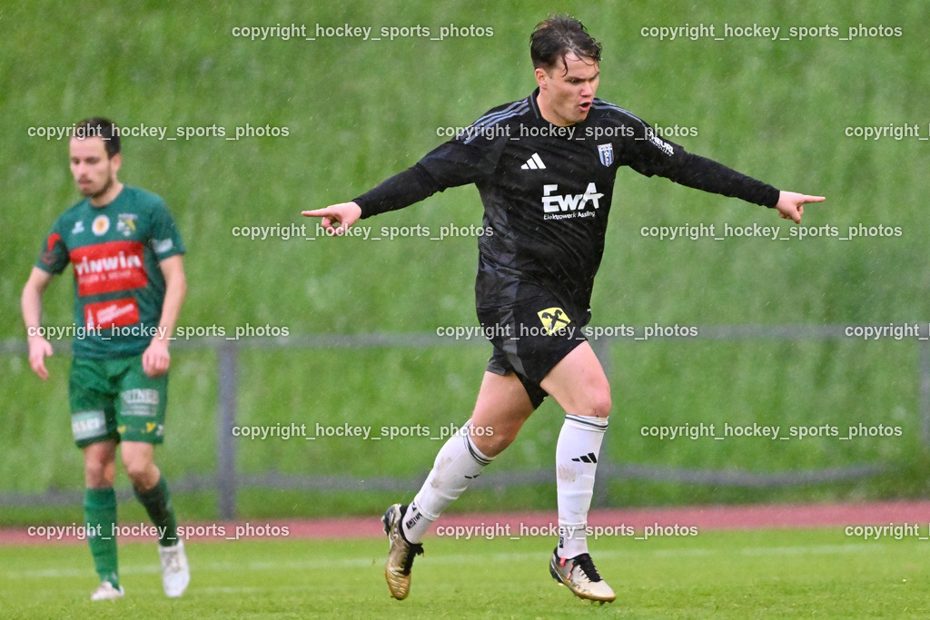 SV Rapid Lienz vs. URC Thal Assling | #11 Pascal Oliver Kofler Thal Assling, Jubel, SV Rapid Lienz vs. URC Thal Assling, SV Rapid Lienz vs. URC Thal Assling am 08.06.2024 in Lienz (Dolomiten Satadion), Austria, (Photo by Bernd Stefan)